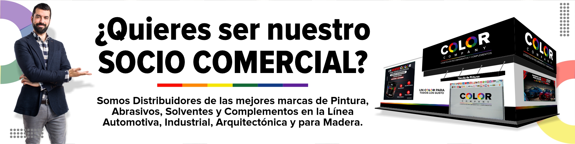 Somos Distribuidores de las mejores marcas de Pintura, Abrasivos, Solventes y Complementos en la Línea Automotiva, Industrial, Arquitectónica y para Madera.