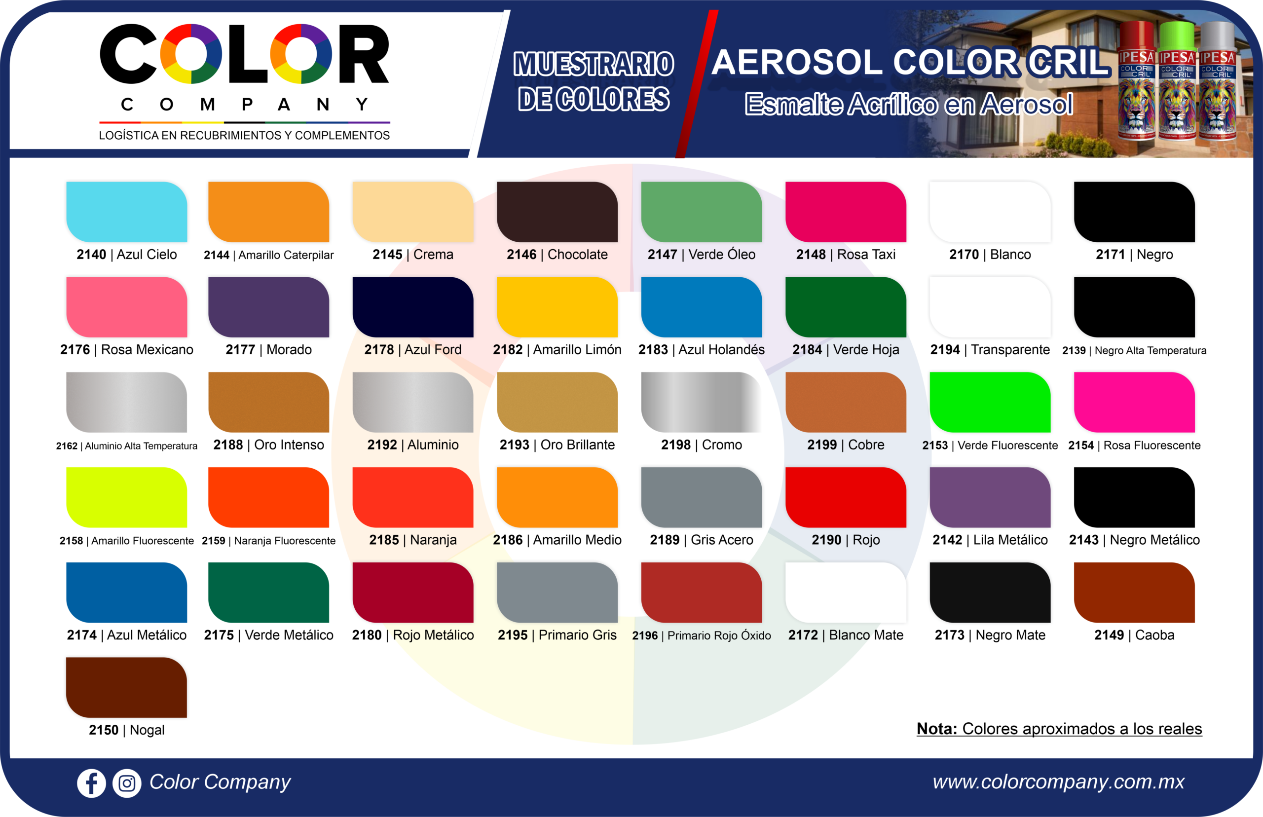 AEROSOL COLOR CRIL – ESMALTE ACRILICO EN AEROSOL - Imagen 2
