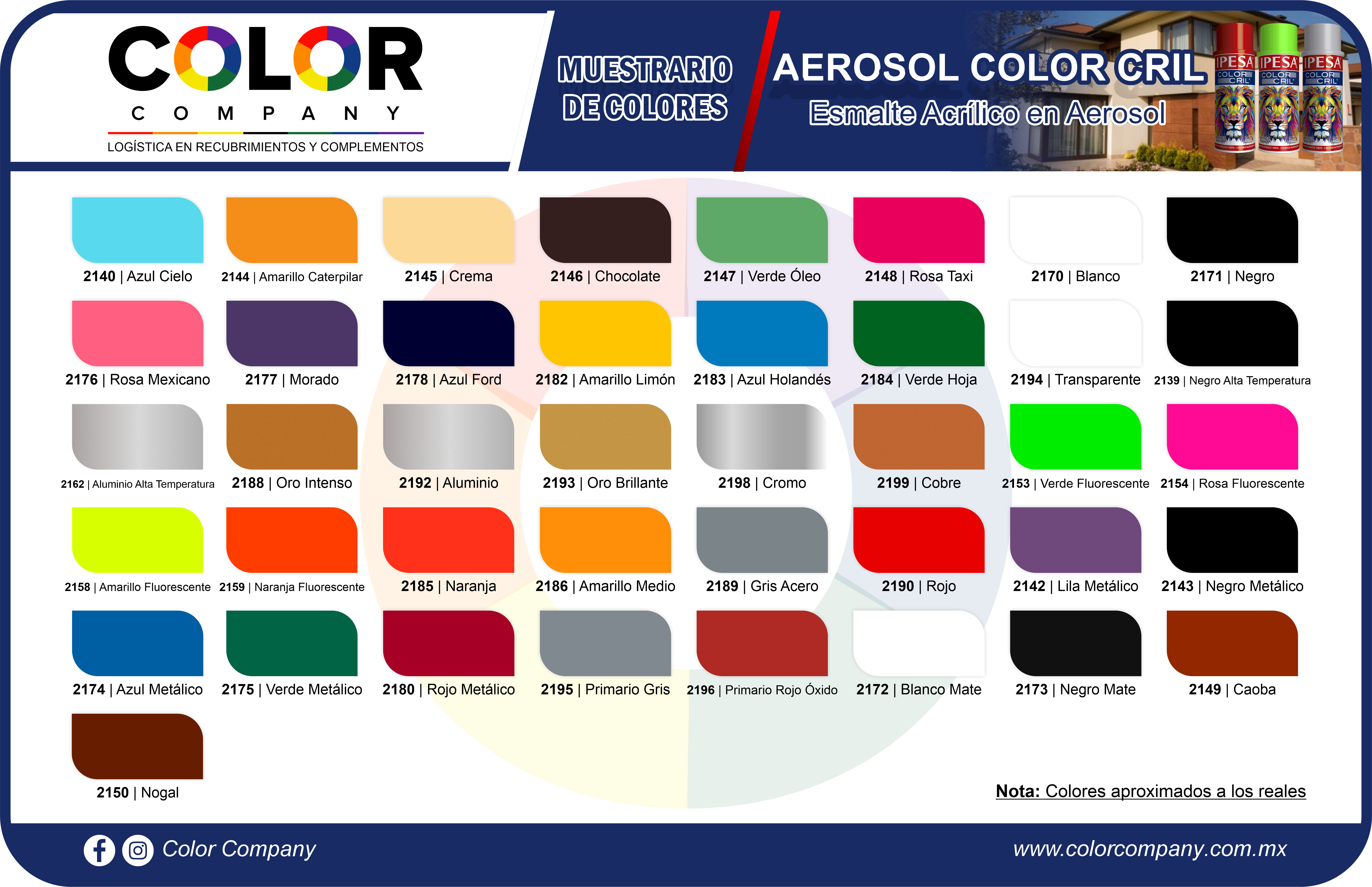 AEROSOL COLOR CRIL – ESMALTE ACRILICO EN AEROSOL - Imagen 2