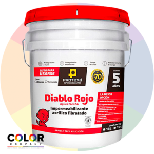DIABLO ROJO APLICA FACIL 5A - IMPERMEABILIZANTE ACRILICO